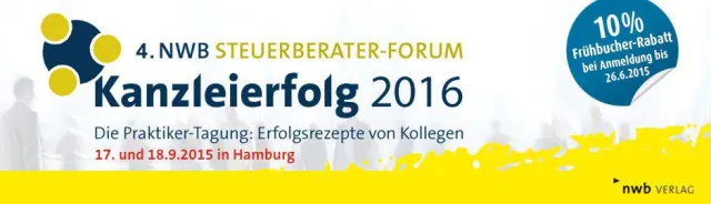 Bild: 4. NWB Steuerberater-Forum: Die Steuerberaterkanzlei der Zukunft