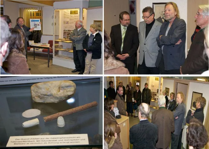 Bild: Chiemgau-Impakt und ein außergewöhnliches spätsteinzeitlich/bronzezeitliches Artefakt:Ausstellung Vachendorf