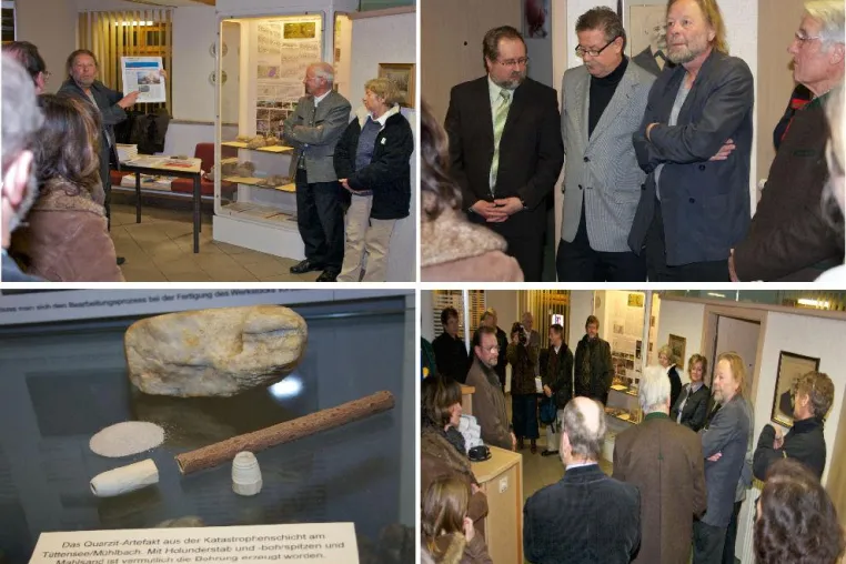 Bild: Chiemgau-Impakt und ein außergewöhnliches spätsteinzeitlich/bronzezeitliches Artefakt:Ausstellung Vachendorf