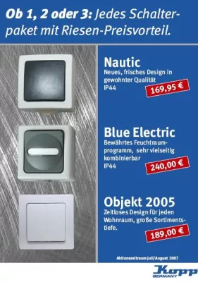 Bild: Drei auf einem Streich - KOPP Monatsaktion hoch 3