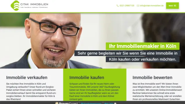Citak Immobilien - Ihr Experte für Immobilien in Köln Bild: Citak Immobilien - Ihr Experte für Immobilien in Köln