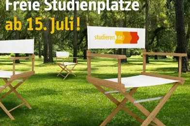 Bild: Der Countdown läuft - Internetbörse von studieren.de startet am 15. Juli mit über 2.000 freien Studienplätzen