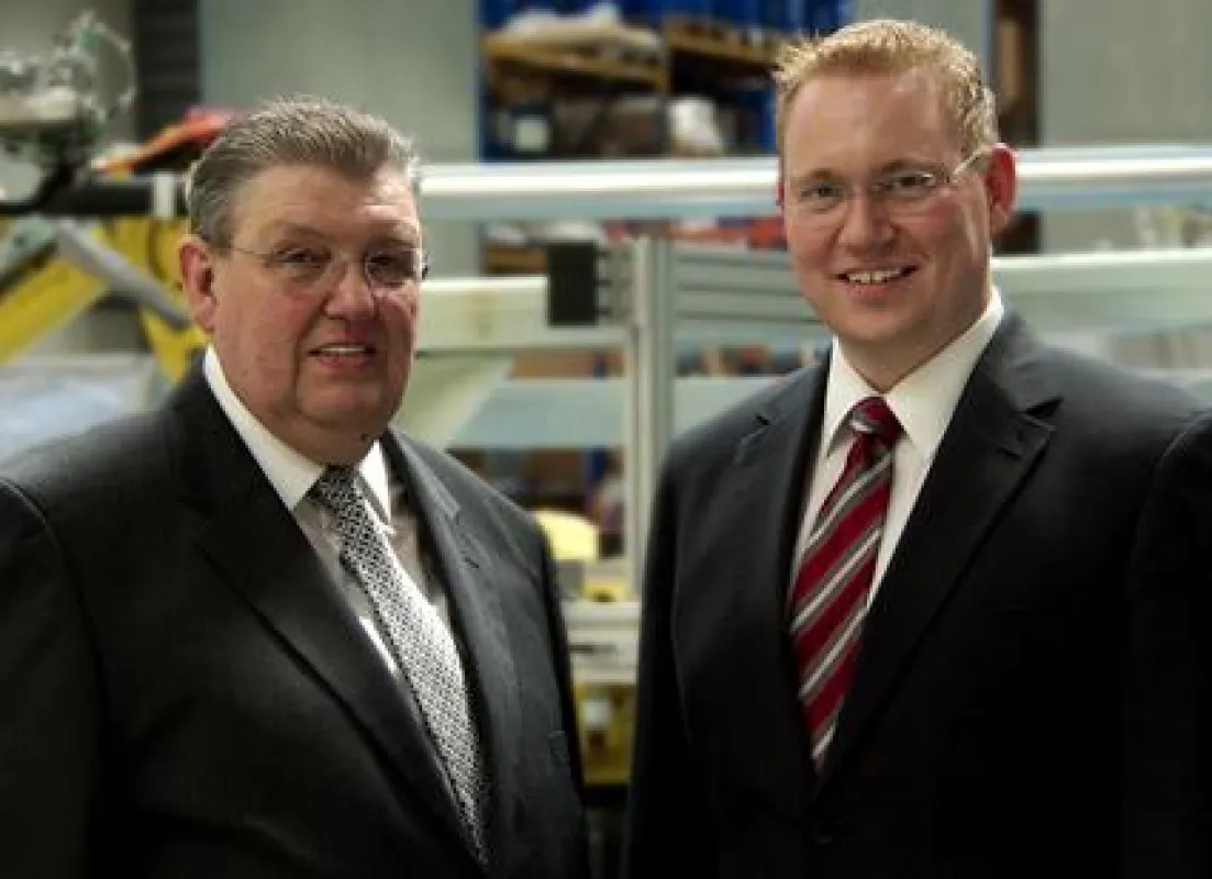 Senior Wolfgang und Junior Lutz Gerold