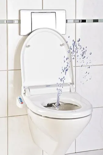 Neues Dusch-WC fürs Badezimmer – Wasser statt Toilettenpapier Bild: Neues Dusch-WC fürs Badezimmer – Wasser statt Toilettenpapier