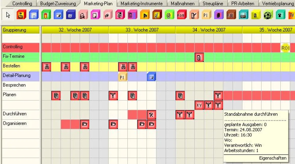 Kampagnenplanung mit GATE to Marketing