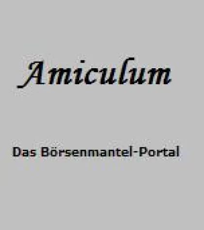 Ein Jahr Amiculum.de – Das Börsenmantel-Portal Bild: Ein Jahr Amiculum.de – Das Börsenmantel-Portal