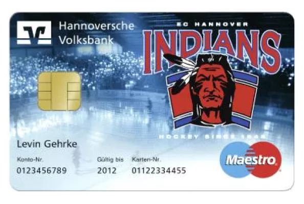 Bild: Hannoversche Volksbank.direkt bietet tolle Rabatte für Indians-Fan-Card-Inhaber