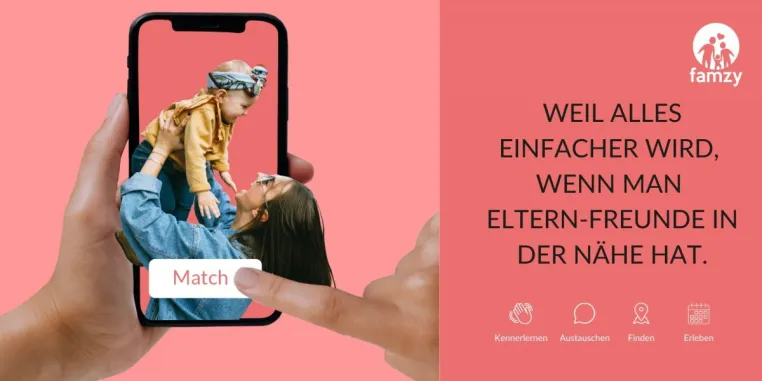 Bild: Ein Elternpaar aus München verhilft Mamas und Papas mit einer neuen App zu  Eltern-Freundschaften