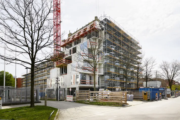 Rohbauarbeiten an Münchner Leuchtturm-Projekt Van B abgeschlossen Bild: Rohbauarbeiten an Münchner Leuchtturm-Projekt Van B abgeschlossen