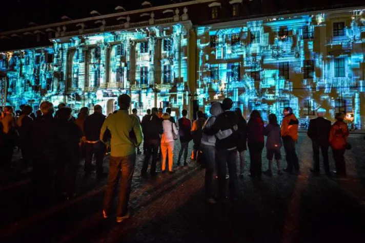 Das Symposium Genius Loci Weimar "Media Facade" startet im August Bild: Das Symposium Genius Loci Weimar "Media Facade" startet im August