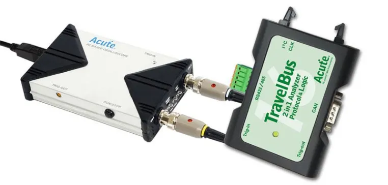 Protokollanalysator + Logikanalysator + Oszilloskop als Multisignalsystem Bild: Protokollanalysator + Logikanalysator + Oszilloskop als Multisignalsystem