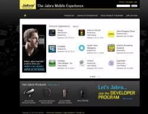 Bild: GN Netcom mit Jabra Mobile Experience Portal: Jabra bringt erstmals Apps aufs Headset