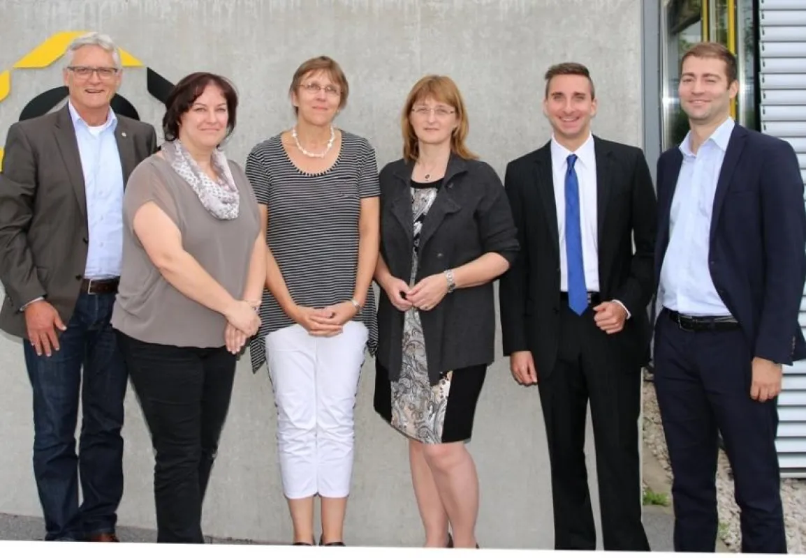 (Foto: hl-studios, Erlangen): Die IHK-Arbeitsgruppe „Employer Branding“ traf sich bei hl-studios