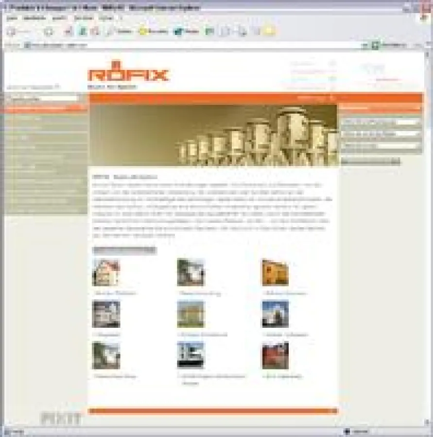 Online-Katalog der RÖFIX AG mit eZ Publish