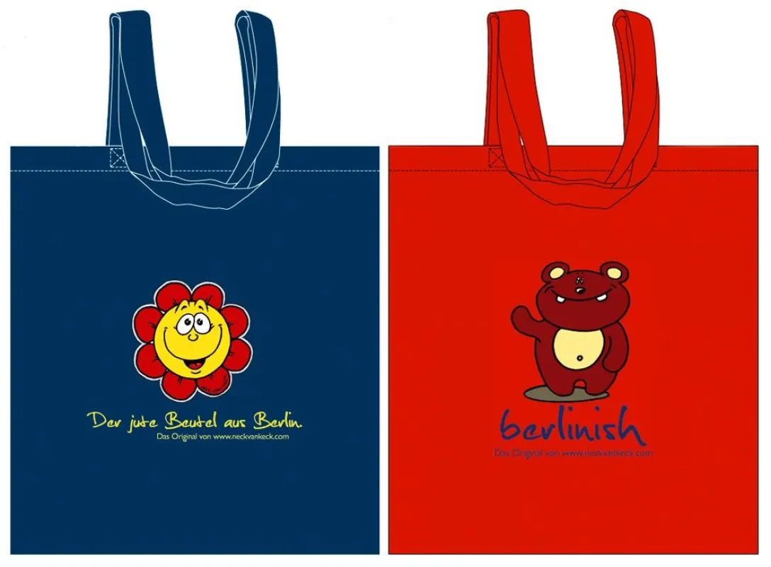 Jute Beutel aus Berlin - Baumwolltaschen von NECK van KECK