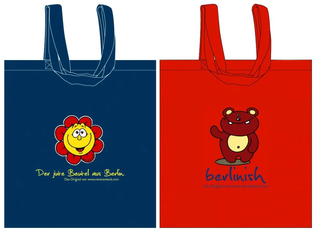 Jute Beutel aus Berlin - Baumwolltaschen von NECK van KECK