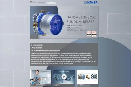 Unterputzsystem HANSABLUEBOX: Funktionalität steigert den Verkaufserfolg Bild: Unterputzsystem HANSABLUEBOX: Funktionalität steigert den Verkaufserfolg