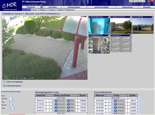 Bild: C-MOR Video vereinfacht die Computer Videoüberwachung
