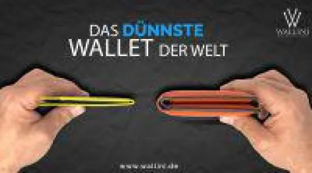 Bild: WALLINI - Das dünnste Wallet der Welt