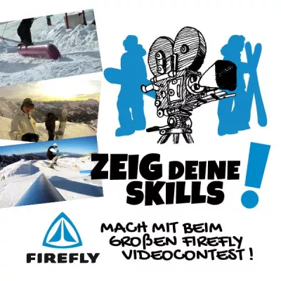 Bild: Firefly startet einen Video-Contest für Freeskier und Snowboarder