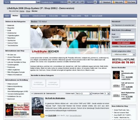 Bild: CP::Shop 2008.2 - Shop-Software mit Trusted Shops-Vorzertifizierung