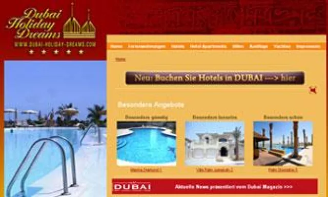 Bild: Dubai Holiday Dreams- Apartments und Villen in Dubai werden immer beliebter