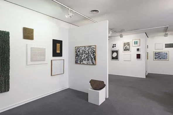 Bild: Gesprächsrunde mit Künstlern der Galerie
