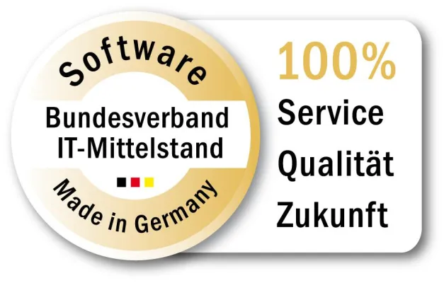 Bild: ERP-Software KUMAVISION med erhält die Auszeichnung „Software Made in Germany“
