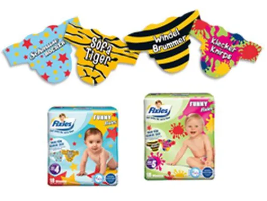 Bild: Die neuen Sommer-Motive von Funny Fixies sind da und machen Babys Po zum Sommerhit