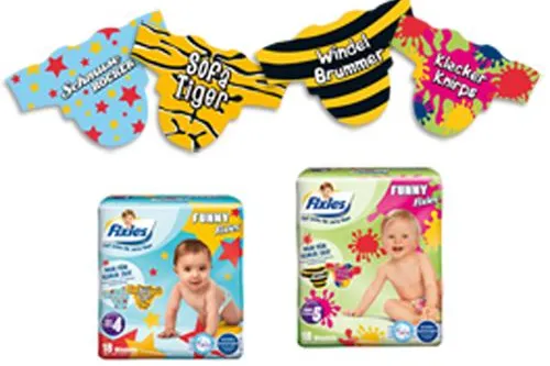Die neuen Sommer-Motive von Funny Fixies sind da und machen Babys Po zum Sommerhit Bild: Die neuen Sommer-Motive von Funny Fixies sind da und machen Babys Po zum Sommerhit