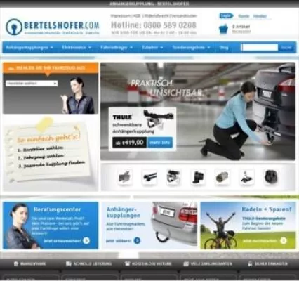 Bild: Anhängerkupplungsspezialist Bertelshofer engagiert sich 2011 als Sponsor von Bingler-Motorsport