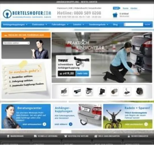 Bild: Anhängerkupplungsspezialist Bertelshofer engagiert sich 2011 als Sponsor von Bingler-Motorsport