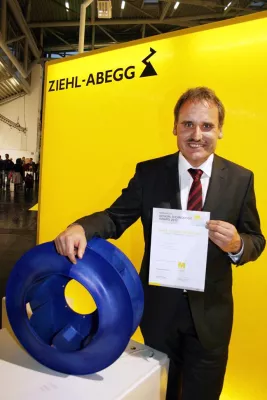 Bild: Materialica Design und Technology Award : Gold-Auszeichnung für Entwicklungsleistung von Ziehl-Abegg