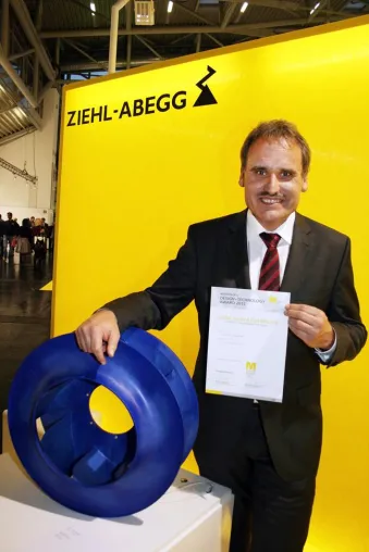 Bild: Materialica Design und Technology Award : Gold-Auszeichnung für Entwicklungsleistung von Ziehl-Abegg