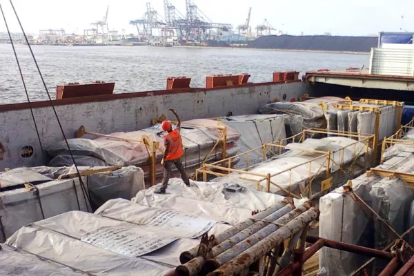 Bild: Kraftakt für ein Kraftwerk: DSV Air & Sea realisiert Großprojekt für Siemens Energy