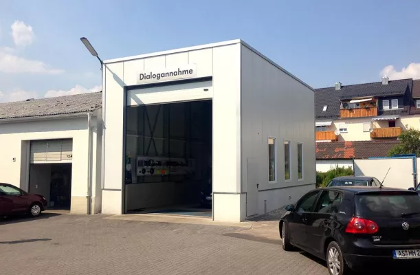 Bild: Hallenbau in Wunschhöhe nach dem modularen Baukasten-Prinzip