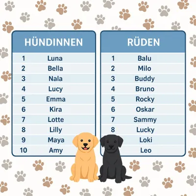 Bild: Luna, Balu & Bella führen das Rudel an – die beliebtesten Hundenamen 2025
