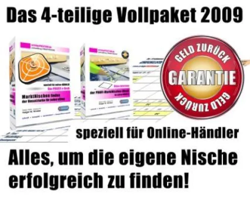 Bild: Neues 4-teiliges Vollpaket „Marktnischen“ speziell für Online-Händler erfolgreich gestartet