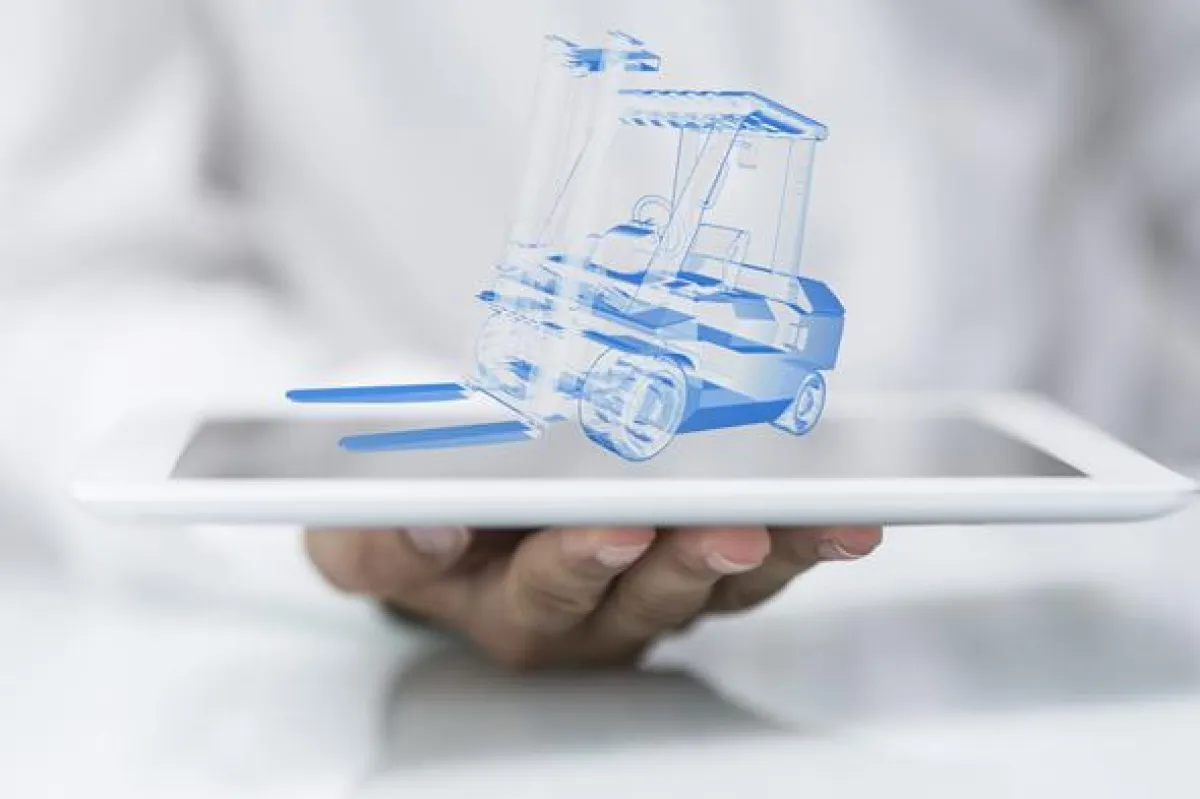 Der Lagerverantwortliche kann durch Tablets Auswertungen der  Prozesse durchführen. Bild: Flexus AG