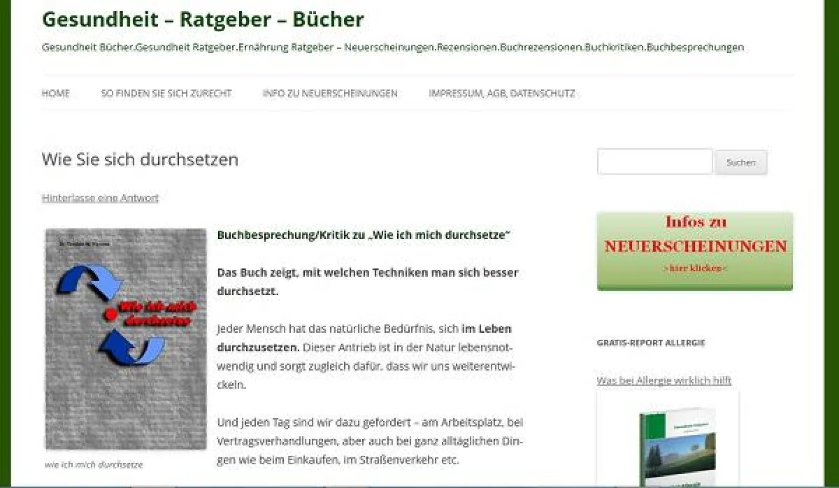 Gesundheit-Ratgeber-Bücher