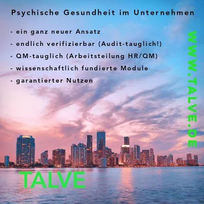 Bild: TALVE: Psychische Gesundheit in Unternehmen