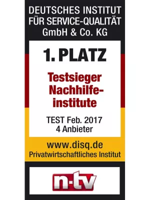 Bild: Branchentest des Fernsehsenders n-tv: Studienkreis ist „Testsieger der Nachhilfe-Institute“