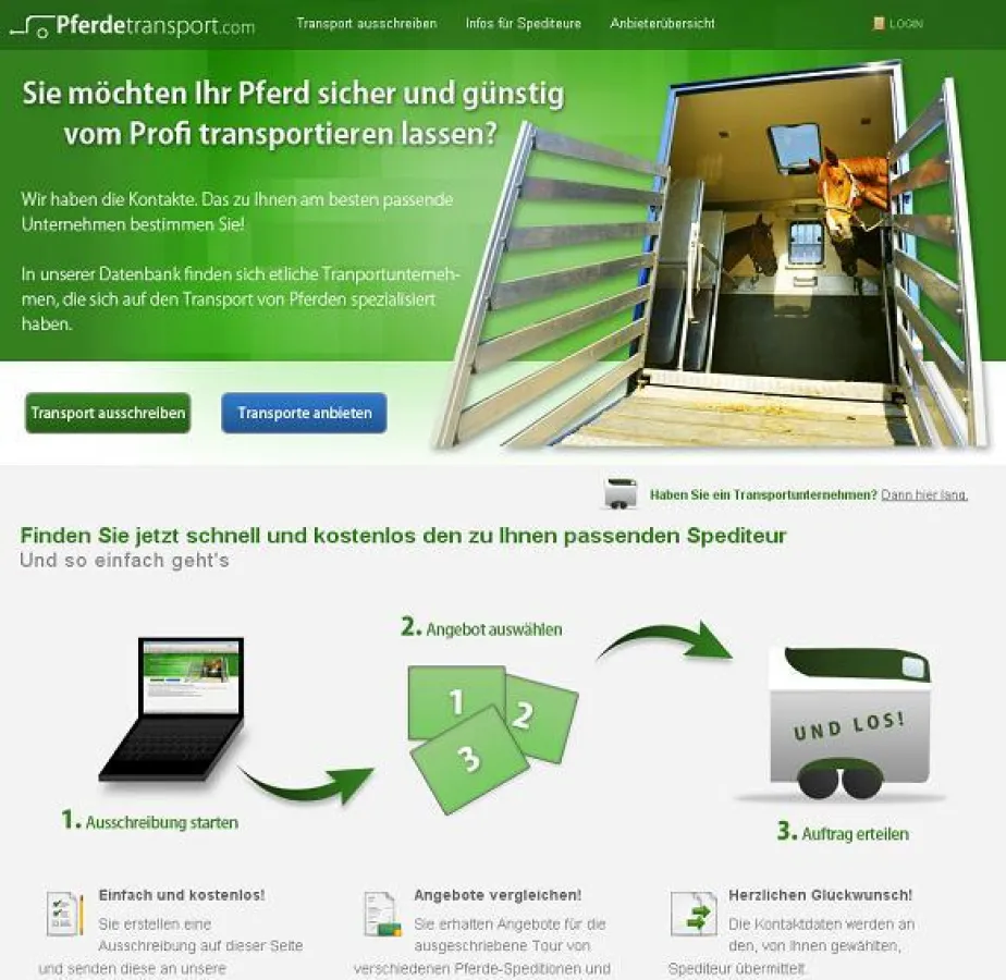 Pferdetransport.com - Einfach gut transportieren