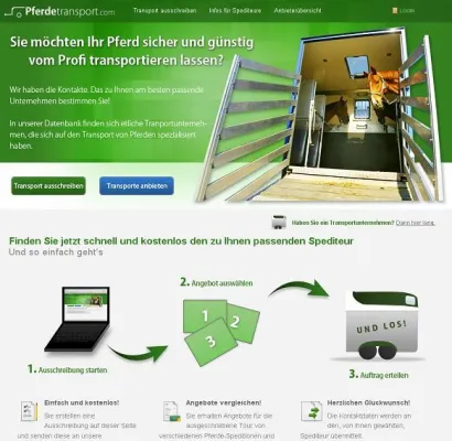 Bild: Im Februar startet das Pferdetransport Portal Pferdetransport.com