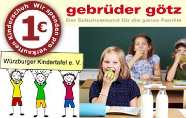 Bild: gebrüder götz unterstützt die neu gegründete Würzburger Kindertafel e.V.