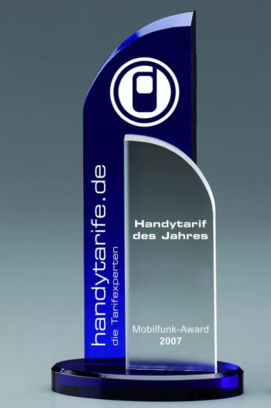 Der handytarife.de Mobilfunk Award 2007 - Die Sieger in den Kategorien Handytarif des Jahres, Anbieter des Jahres, Handy des Jahres und Hersteller des Jahres stehen fest