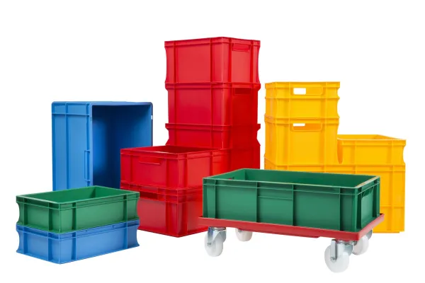 Bild: Nachhaltige Modularität mit Kunststoffbehältern