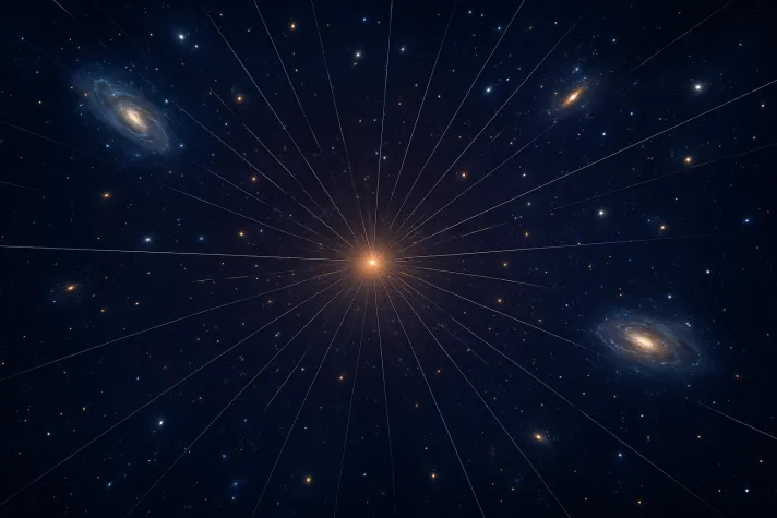 Bild: Neuer Erklärungsansatz für beschleunigte Expansion des Universums 