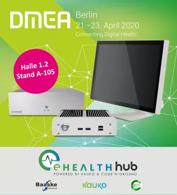 Bild: DMEA 2020 – 1. e-Health Hub Baaske Medical präsentiert Produkte für die Digitalisierung und Krankenhaushygiene