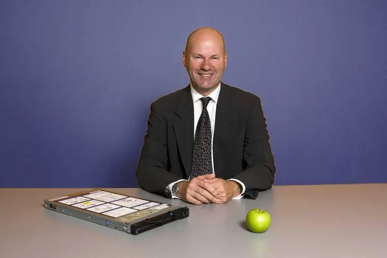 Bild: Herr Harald Rossol, Gründer der erecon AG, erhält Auszeichnung "Klimaschutzbetrieb 2009"